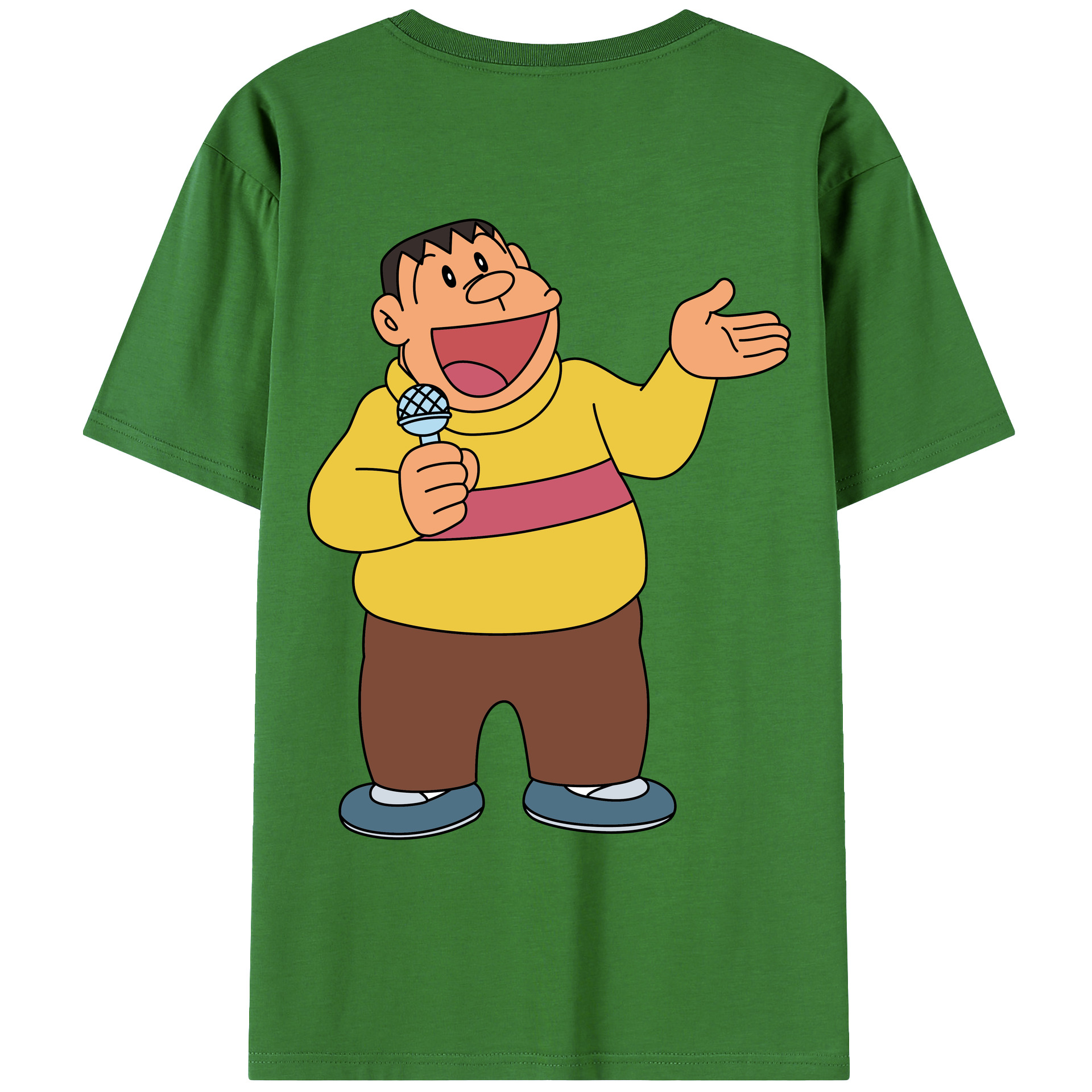 （画像用） ドラえもん 剛田武 Doraemon Gouta Takeshi レディース半袖Tシャツ(バックプリント)